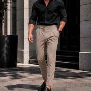 Black & Beige Signature Set – Premium Smart Casual