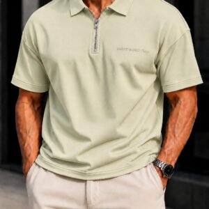 Maicë Polo Premium me Zip – Relaxed Fit