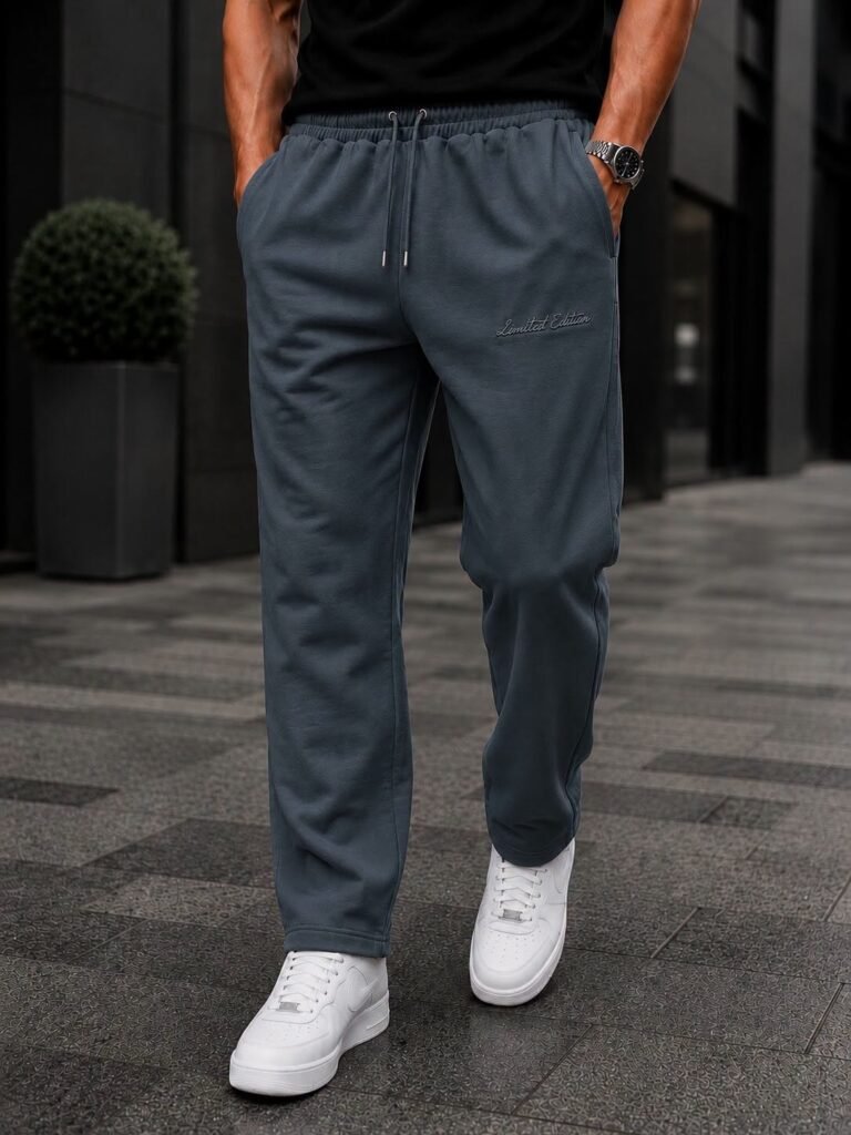Pantallona Jogger Premium Limited Edition – Gri e Errët thumbnail 2