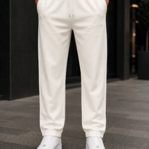 Pantallona Jogger Premium Limited Edition – Të Bardha