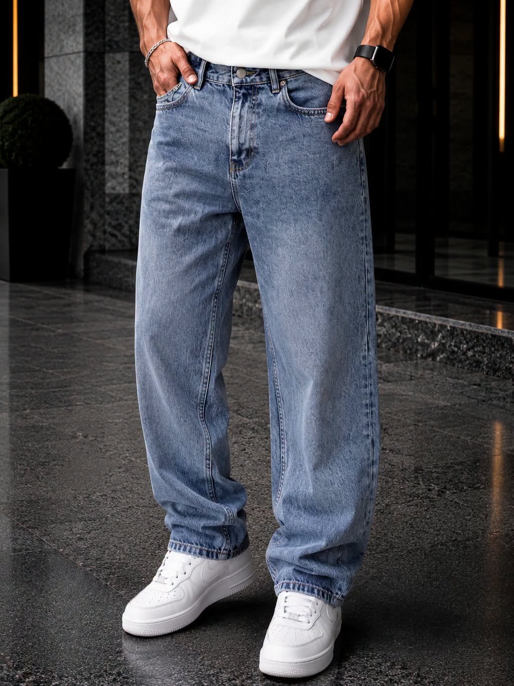 Xhinse Premium Blue Washed – Relaxed Baggy Fit