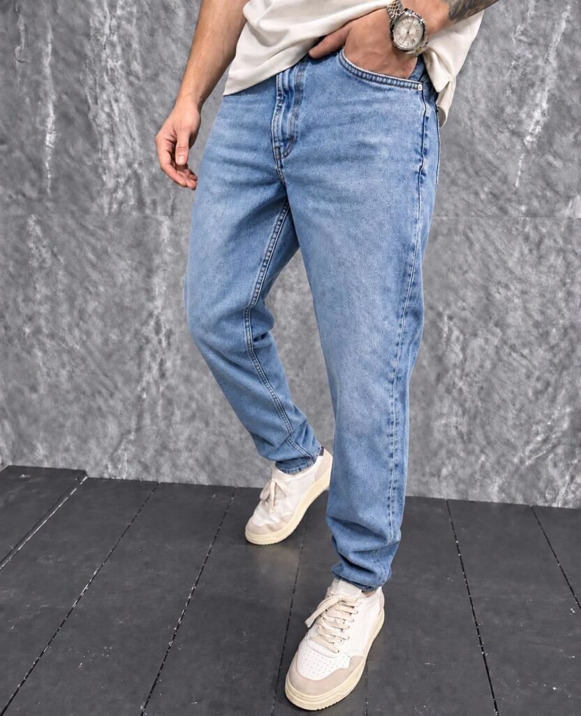 Premium Textured Relaxed Fit Jeans