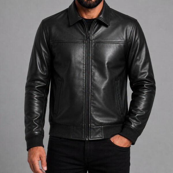 Premium Classic Eco-Leather Jacket