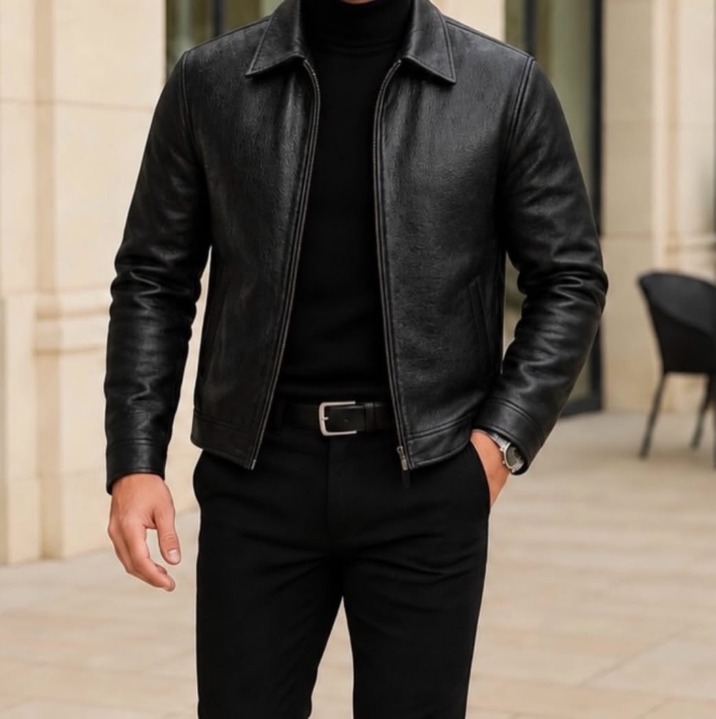 Minimalist Premium Eco-Leather Jacket