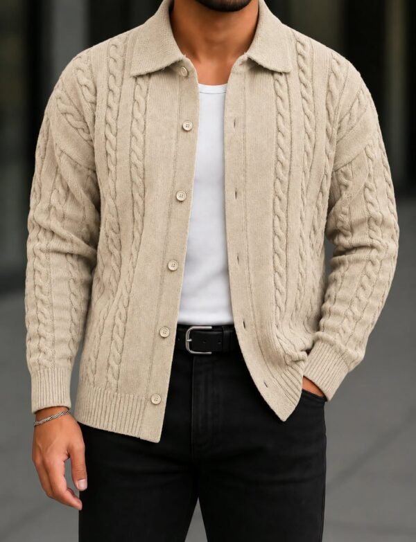 Cable-Knit Cardigan – Urban Heritage Edition
