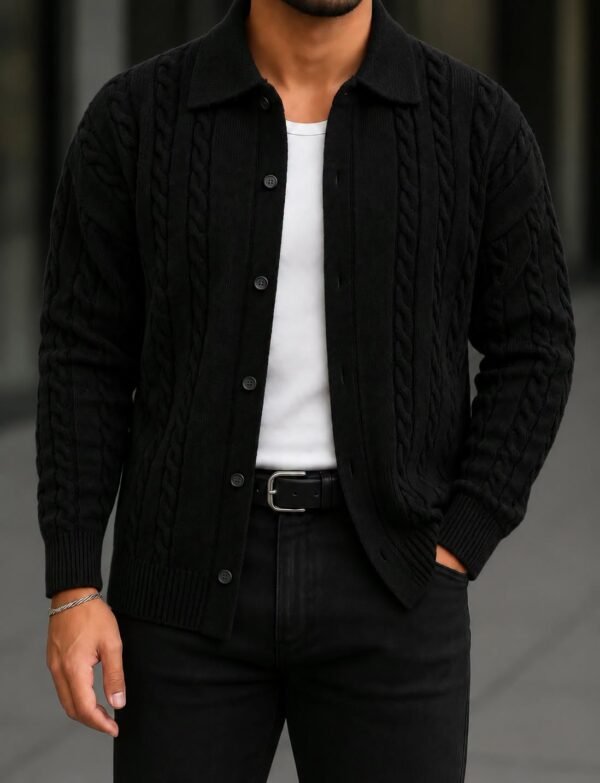 Cable-Knit Cardigan – Urban Heritage Edition
