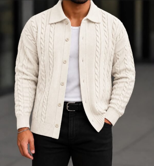 Cable-Knit Cardigan – Urban Heritage Edition