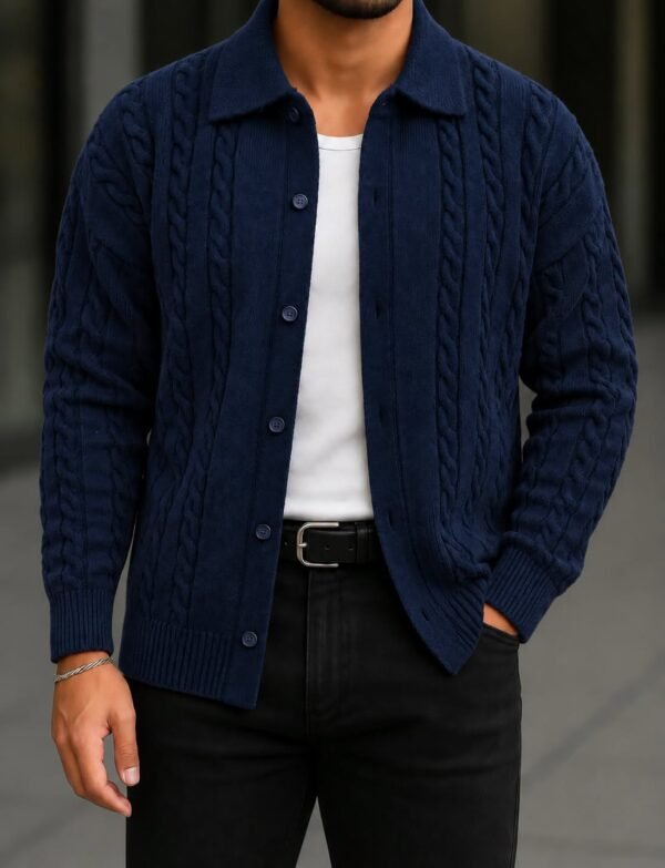 Cable-Knit Cardigan – Urban Heritage Edition