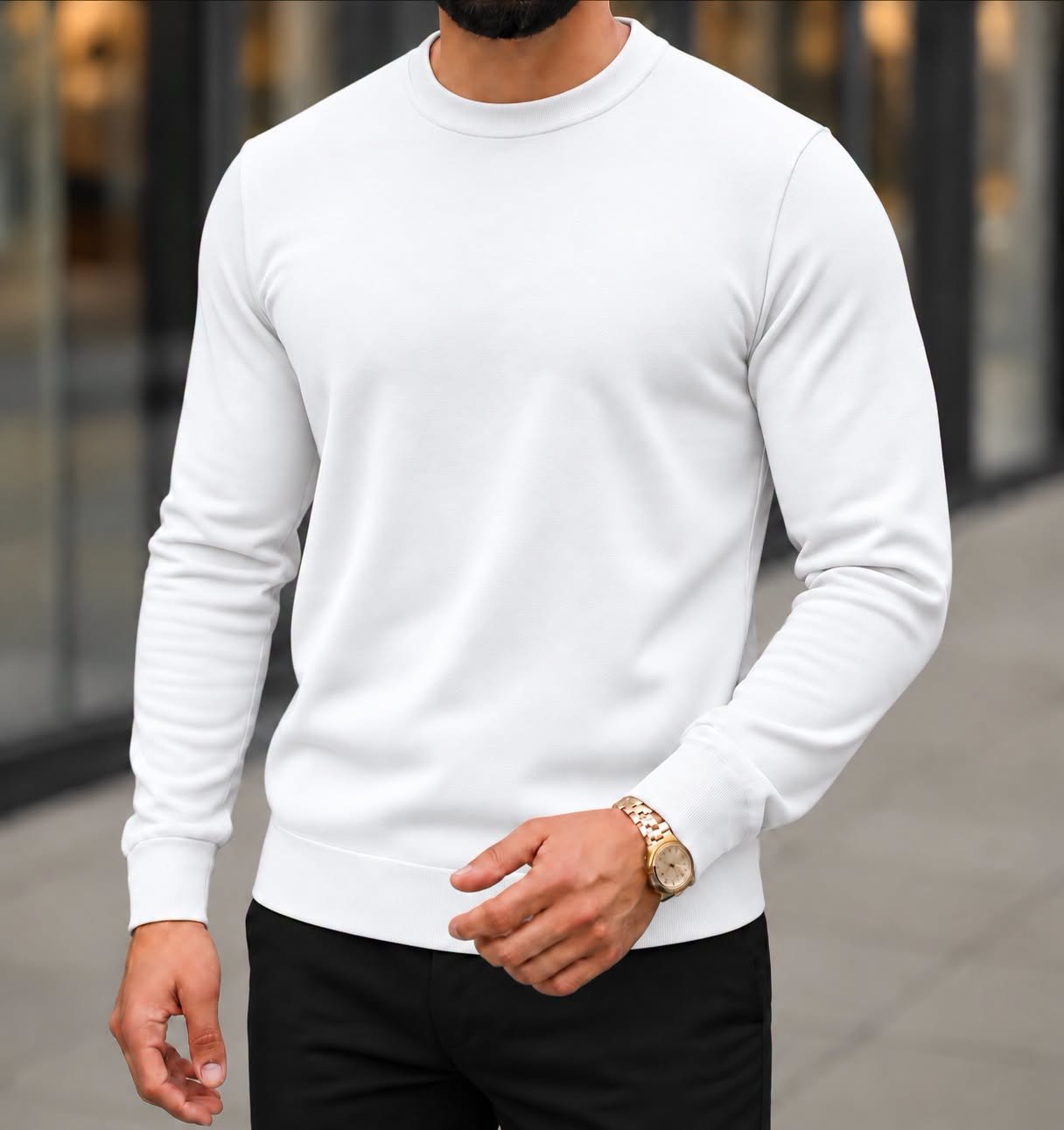 Premium Essential Crewneck Sweatshirt