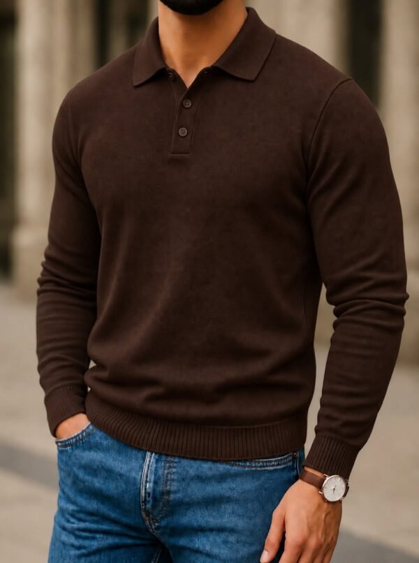 PREMIUM LONG SLEEVE POLO – ESSENTIAL COLLECTION