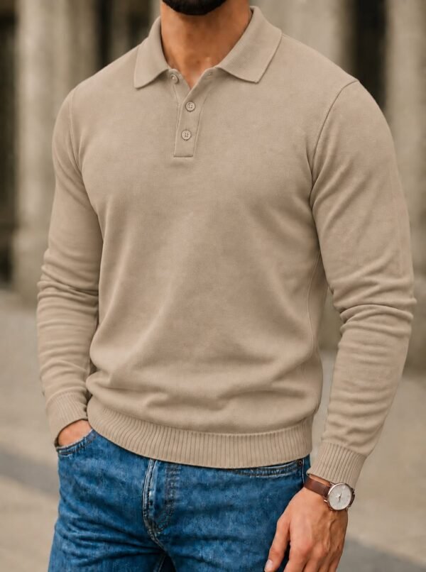PREMIUM LONG SLEEVE POLO – ESSENTIAL COLLECTION