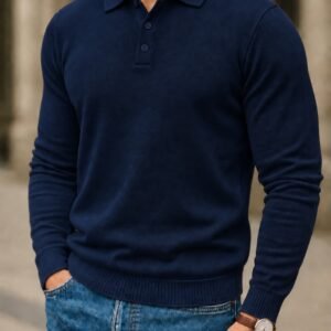 PREMIUM LONG SLEEVE POLO – ESSENTIAL COLLECTION