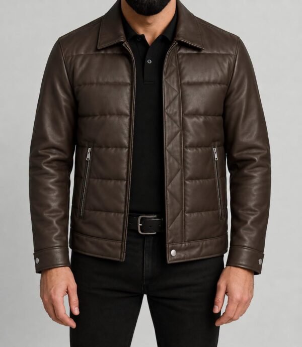 Premium Quilted Leather Jacket