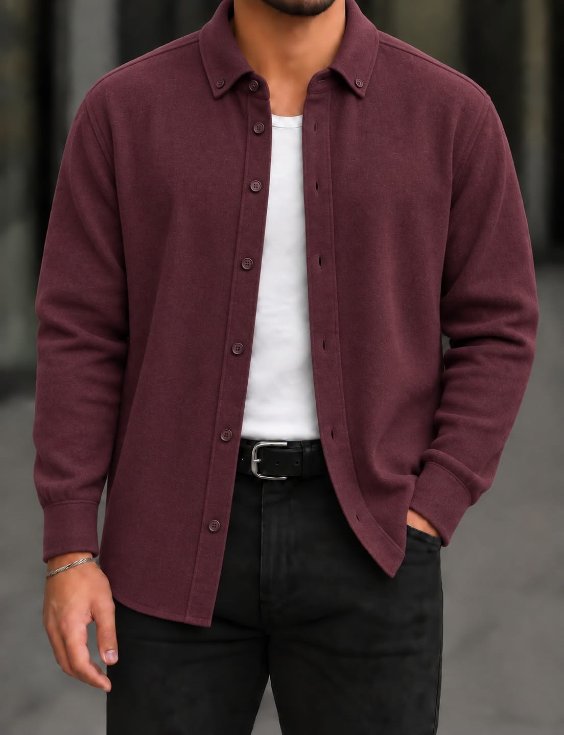 Premium Button-Down Overshirt