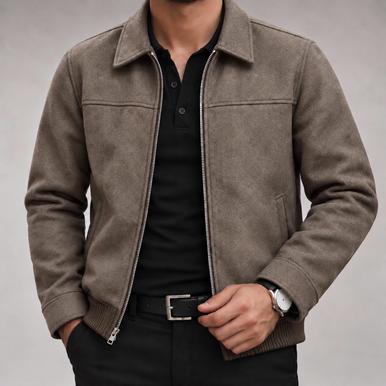 PREMIUM TEXTURED JACKET | Elegance in Every Detail