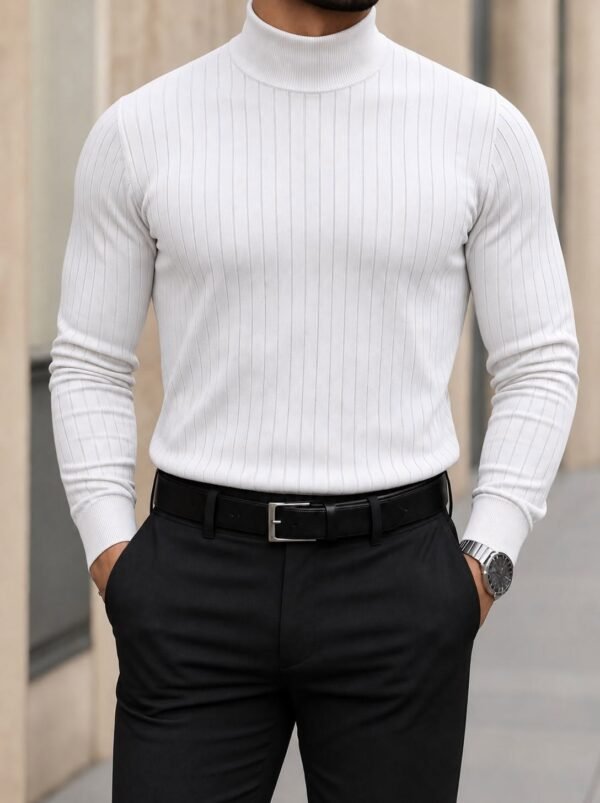 PREMIUM RIBBED TURTLENECK – SIGNATURE COLLECTION