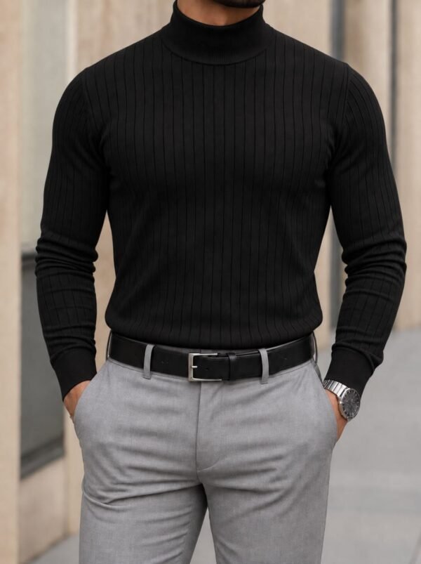 PREMIUM RIBBED TURTLENECK – SIGNATURE COLLECTION