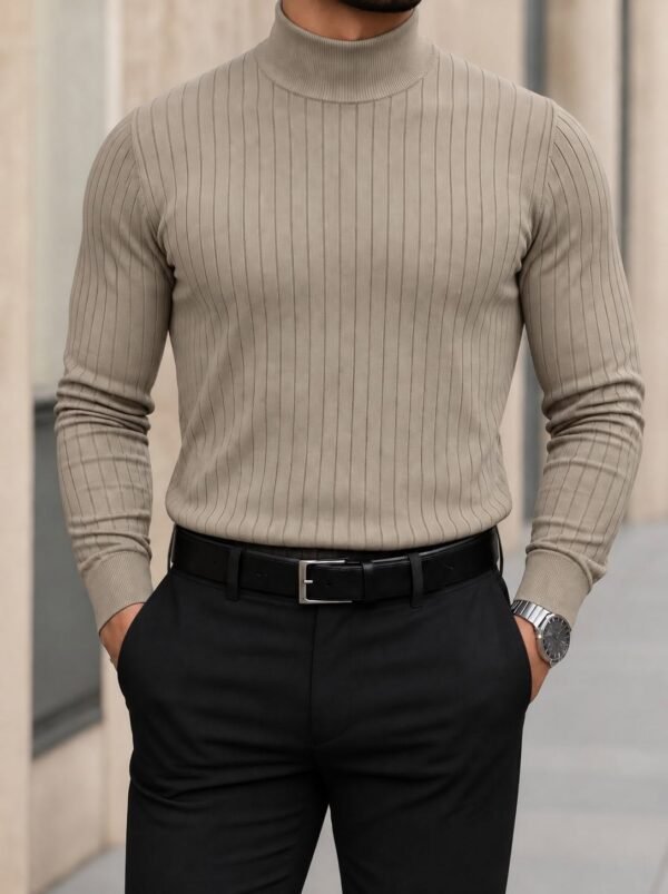 PREMIUM RIBBED TURTLENECK – SIGNATURE COLLECTION