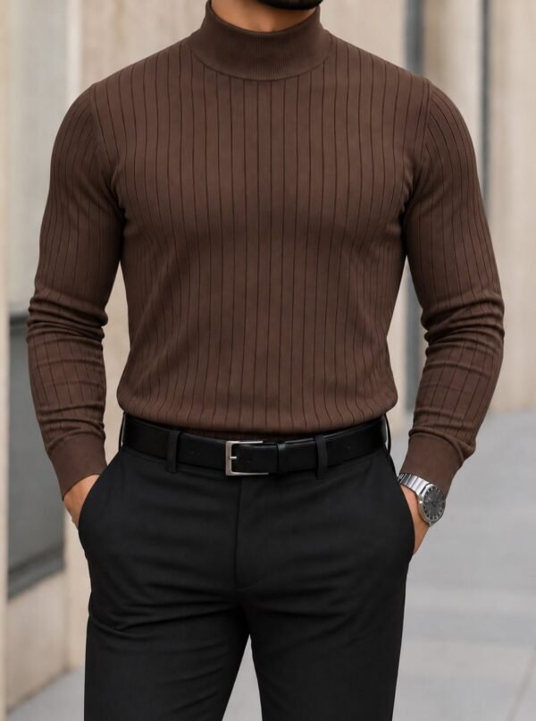 PREMIUM RIBBED TURTLENECK – SIGNATURE COLLECTION