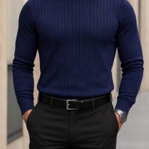 PREMIUM RIBBED TURTLENECK – SIGNATURE COLLECTION
