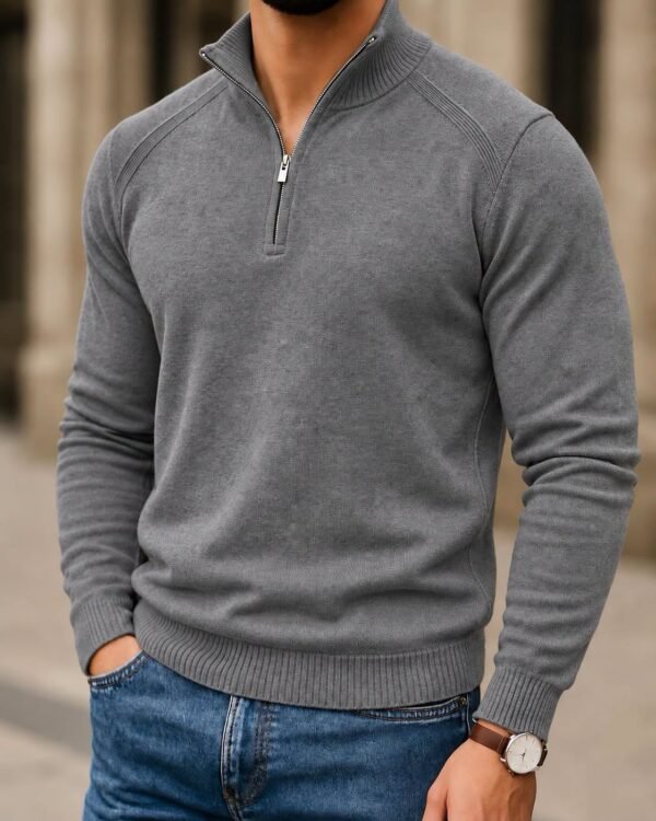 PREMIUM HALF ZIP SWEATER | Elevate Your Everyday Look
