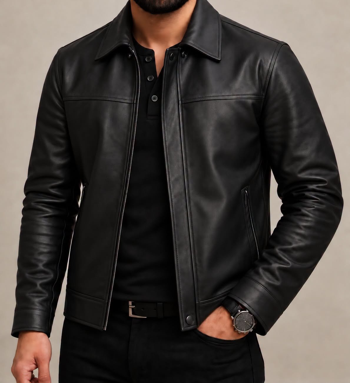 LUXURY SIGNATURE ZIP JACKET