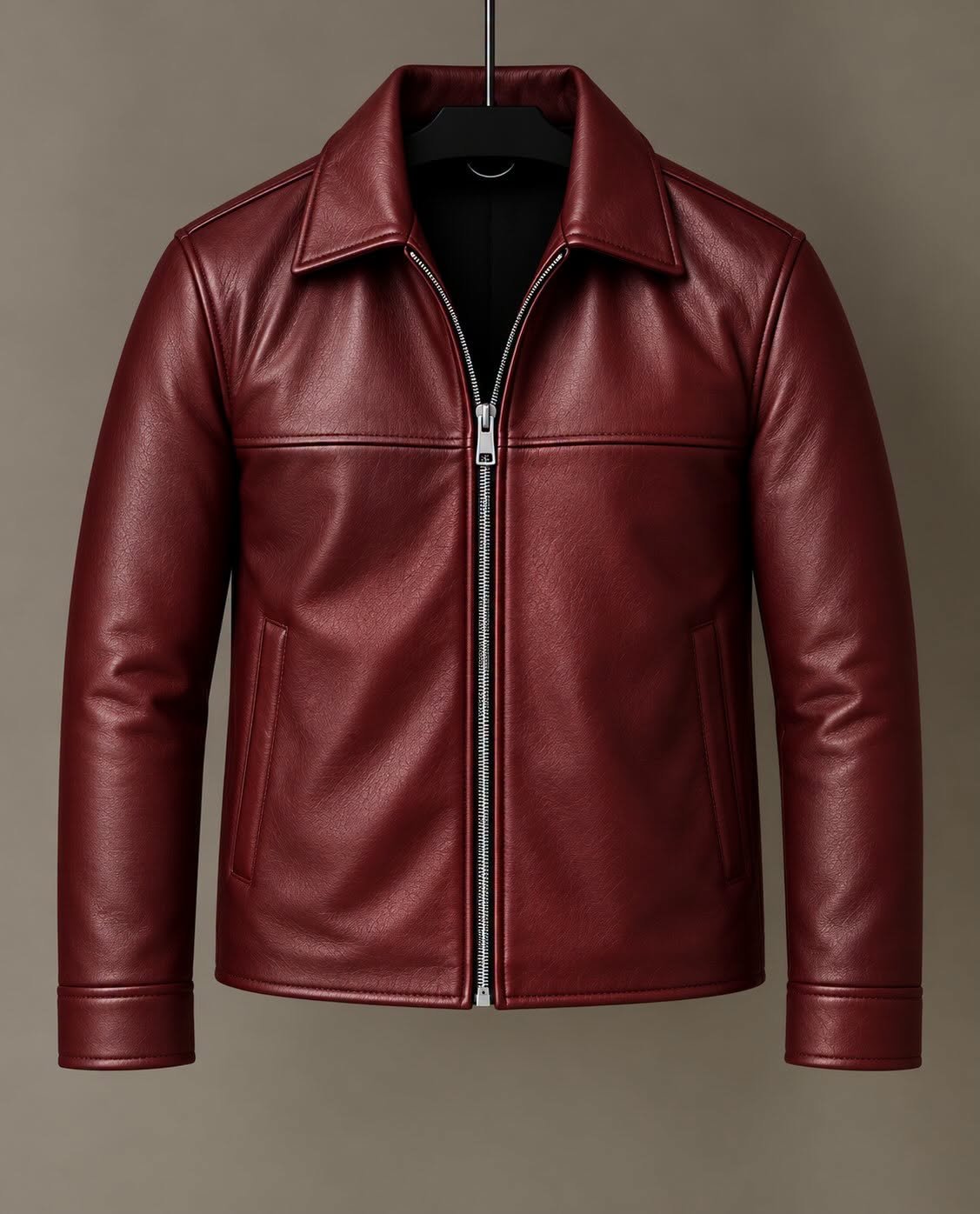 Classic Leather-Look Jacket – Timeless Urban Style