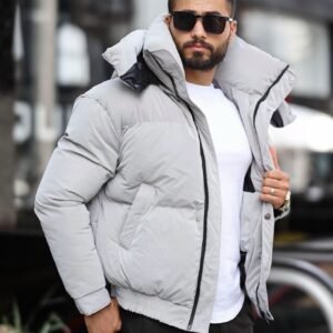 Men’s Hooded Puffer Jacket – Urban Winter