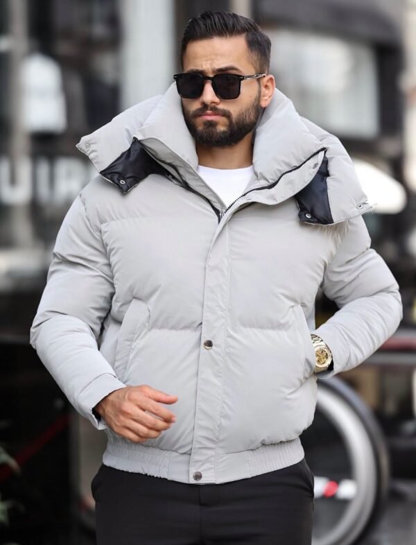 Men’s Hooded Puffer Jacket – Urban Winter