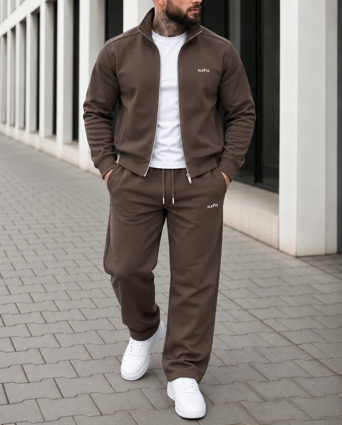 Elevate Relaxed Fit Full-Zip Tracksuit