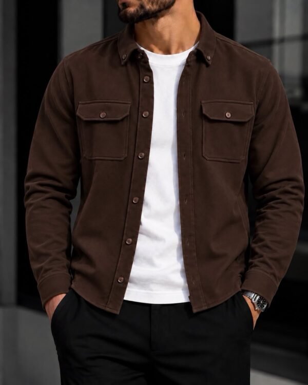Men’s Twin-Pocket Shirt – Contemporary Style