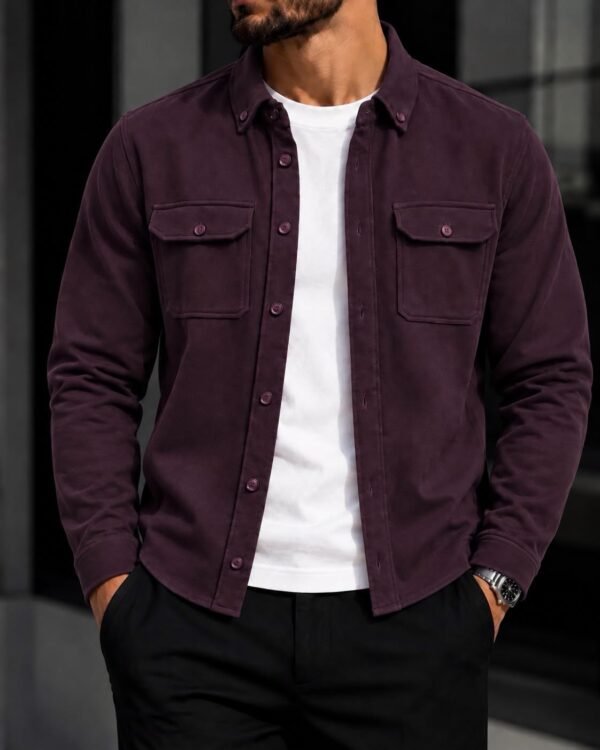 Men’s Twin-Pocket Shirt – Contemporary Style