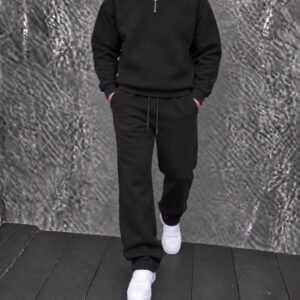 Relaxed Fit Quarter-Zip Tracksuit