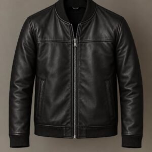 Luxury Bomber – Xhaketë Lëkure për Meshkuj